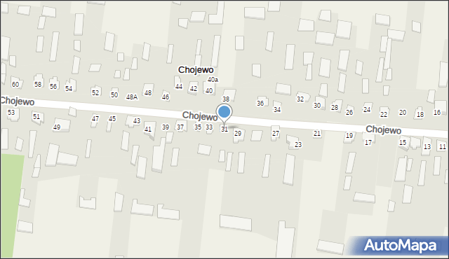 Chojewo, Chojewo, 31, mapa Chojewo