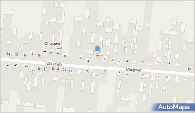 Chojewo, Chojewo, 32, mapa Chojewo