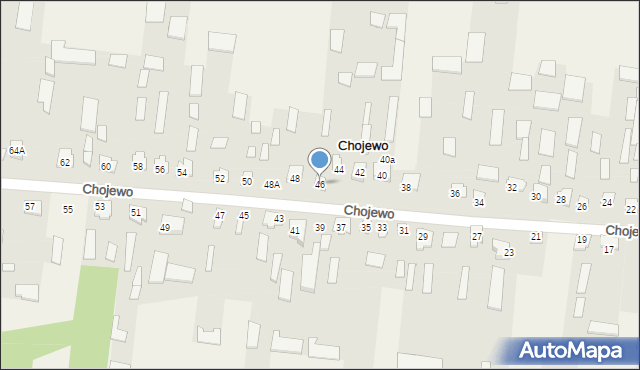 Chojewo, Chojewo, 46, mapa Chojewo