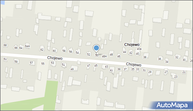 Chojewo, Chojewo, 50, mapa Chojewo
