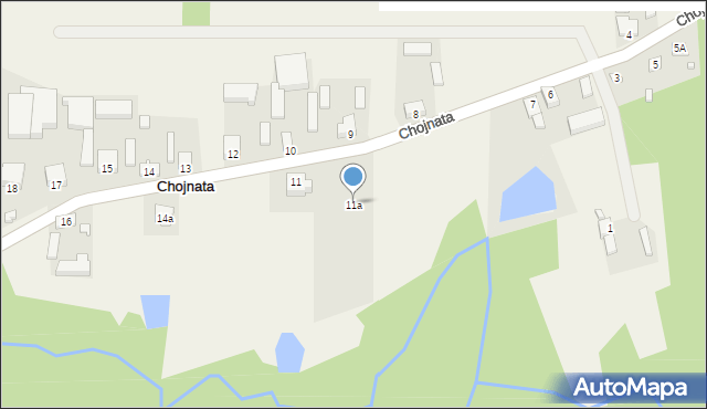 Chojnata, Chojnata, 11a, mapa Chojnata