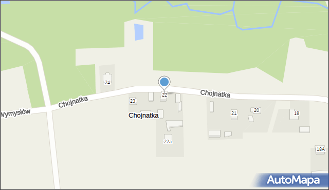 Chojnatka, Chojnatka, 22, mapa Chojnatka