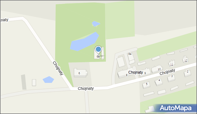 Chojnaty, Chojnaty, 6a, mapa Chojnaty