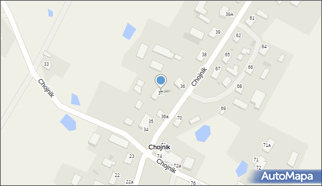 Chojnik, Chojnik, 37, mapa Chojnik