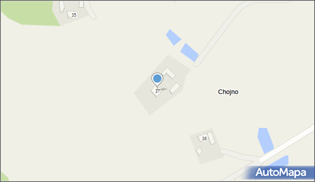 Chojno, Chojno, 37, mapa Chojno