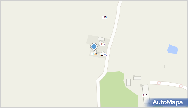 Chojno Nowe Pierwsze, Chojno Nowe Pierwsze, 117b, mapa Chojno Nowe Pierwsze