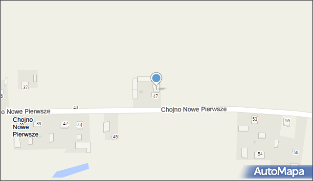 Chojno Nowe Pierwsze, Chojno Nowe Pierwsze, 48, mapa Chojno Nowe Pierwsze