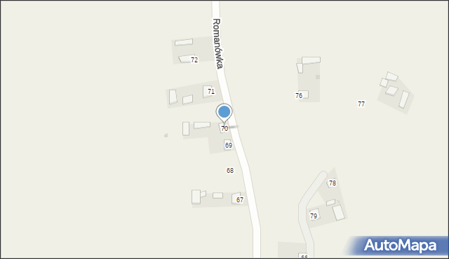 Chojno Nowe Pierwsze, Chojno Nowe Pierwsze, 70, mapa Chojno Nowe Pierwsze