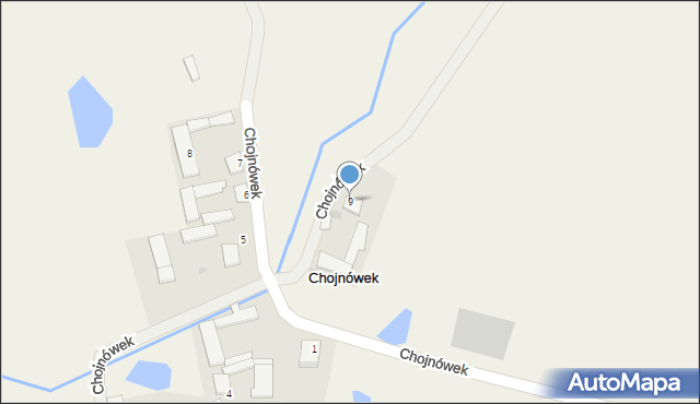 Chojnówek, Chojnówek, 9, mapa Chojnówek