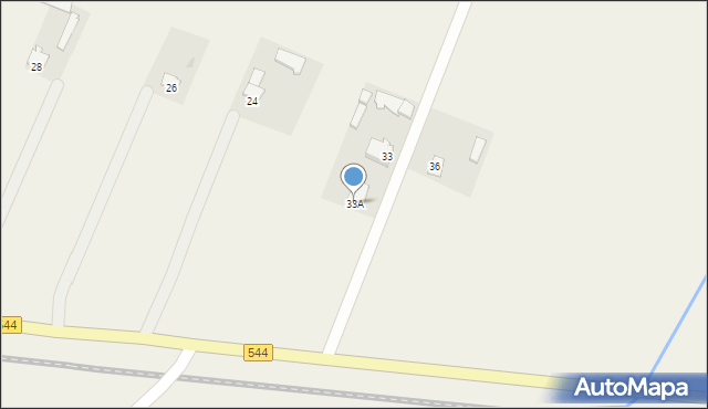 Chojnowo, Chojnowo, 33A, mapa Chojnowo