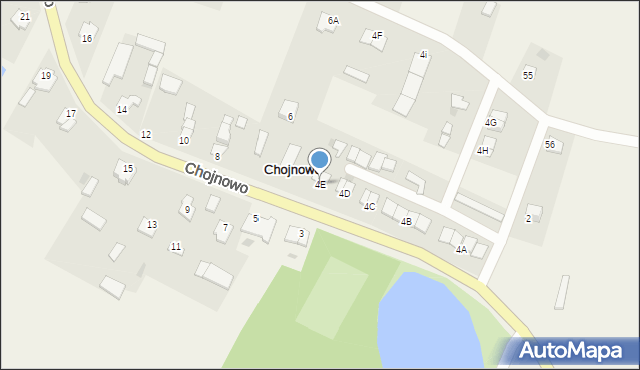 Chojnowo, Chojnowo, 4E, mapa Chojnowo