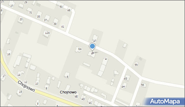 Chojnowo, Chojnowo, 4F, mapa Chojnowo
