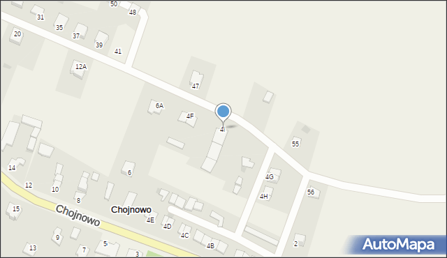 Chojnowo, Chojnowo, 4i, mapa Chojnowo