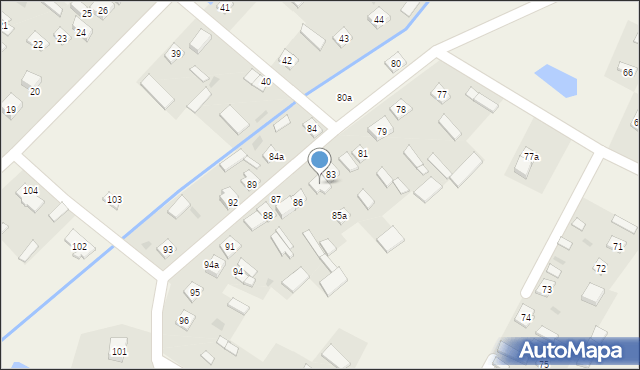Chojnowo, Chojnowo, 85, mapa Chojnowo