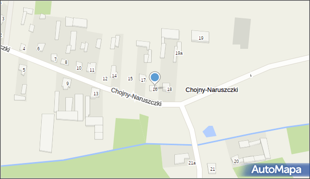 Chojny-Naruszczki, Chojny-Naruszczki, 16, mapa Chojny-Naruszczki