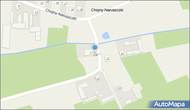 Chojny-Naruszczki, Chojny-Naruszczki, 21a, mapa Chojny-Naruszczki