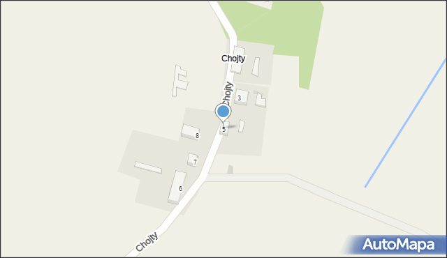 Chojty, Chojty, 5, mapa Chojty