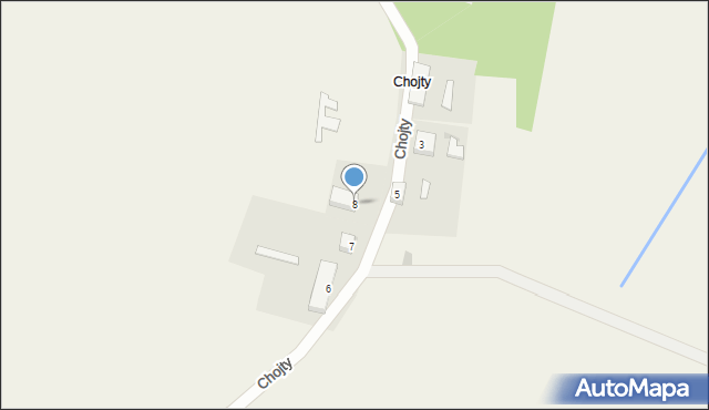 Chojty, Chojty, 8, mapa Chojty
