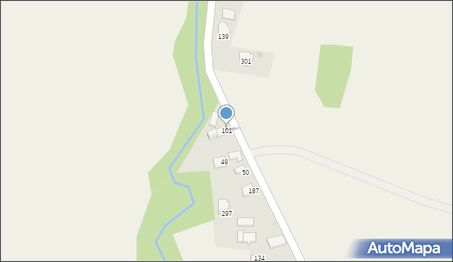 Cholerzyn, Cholerzyn, 101, mapa Cholerzyn