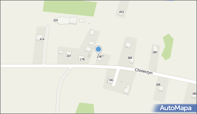 Cholerzyn, Cholerzyn, 178, mapa Cholerzyn