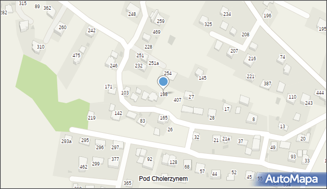 Cholerzyn, Cholerzyn, 198, mapa Cholerzyn