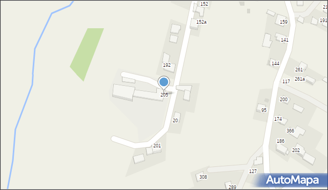 Cholerzyn, Cholerzyn, 205, mapa Cholerzyn