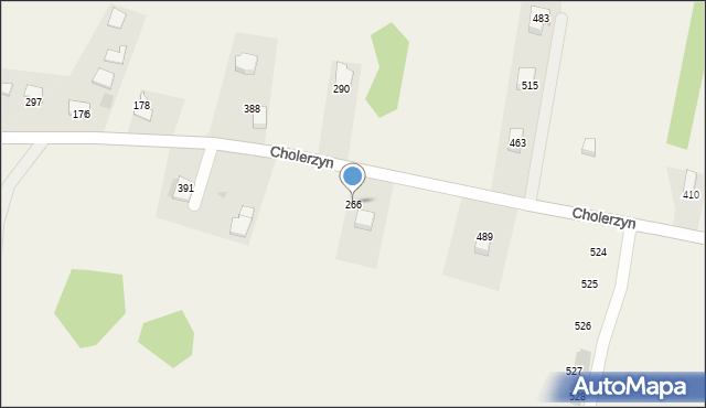 Cholerzyn, Cholerzyn, 266, mapa Cholerzyn