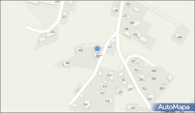 Cholerzyn, Cholerzyn, 289, mapa Cholerzyn