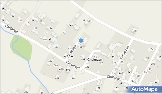 Cholerzyn, Cholerzyn, 31, mapa Cholerzyn