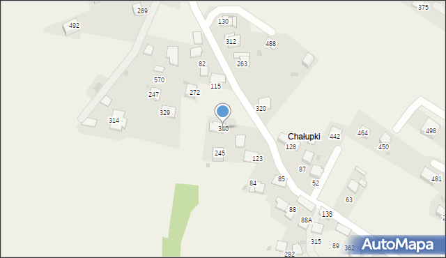 Cholerzyn, Cholerzyn, 340, mapa Cholerzyn