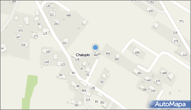 Cholerzyn, Cholerzyn, 442, mapa Cholerzyn