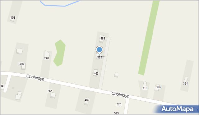 Cholerzyn, Cholerzyn, 515, mapa Cholerzyn