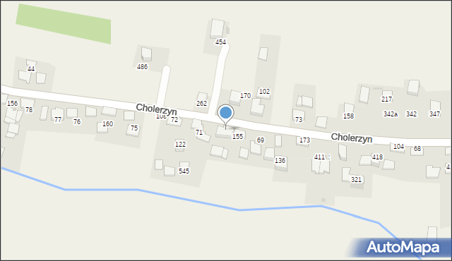 Cholerzyn, Cholerzyn, 70, mapa Cholerzyn