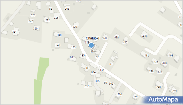 Cholerzyn, Cholerzyn, 87, mapa Cholerzyn