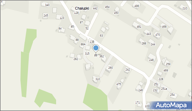 Cholerzyn, Cholerzyn, 89, mapa Cholerzyn