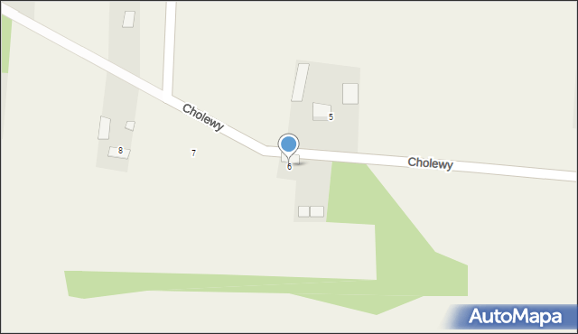 Cholewy, Cholewy, 6, mapa Cholewy