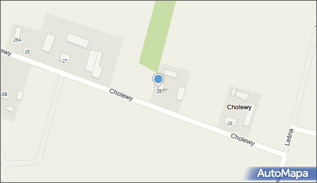 Cholewy, Cholewy, 28, mapa Cholewy