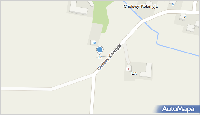 Cholewy-Kołomyja, Cholewy-Kołomyja, 12, mapa Cholewy-Kołomyja