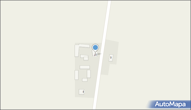 Chomęciska Duże, Chomęciska Duże, 10, mapa Chomęciska Duże