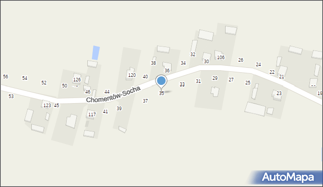 Chomentów-Socha, Chomentów-Socha, 35, mapa Chomentów-Socha