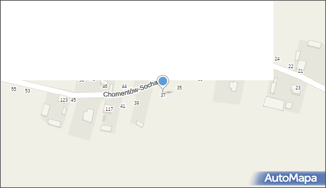 Chomentów-Socha, Chomentów-Socha, 37, mapa Chomentów-Socha