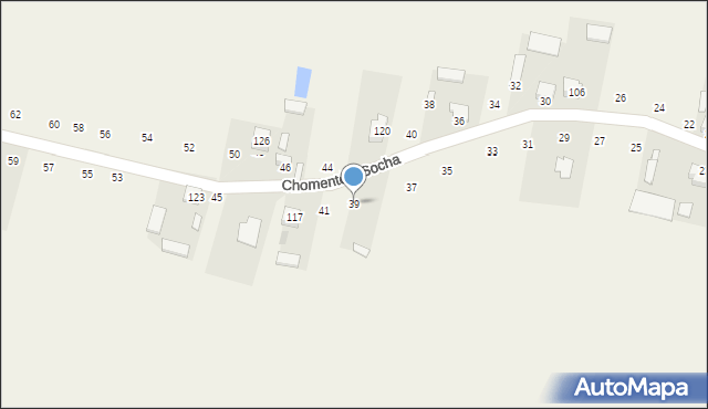 Chomentów-Socha, Chomentów-Socha, 39, mapa Chomentów-Socha