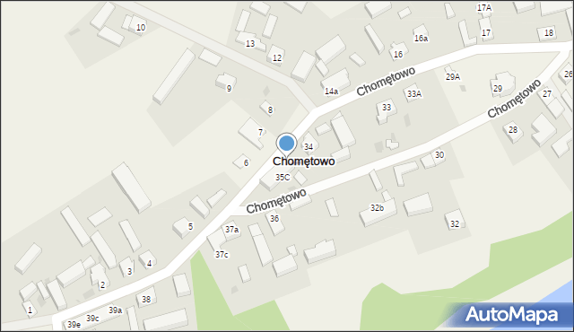 Chomętowo, Chomętowo, 35a, mapa Chomętowo