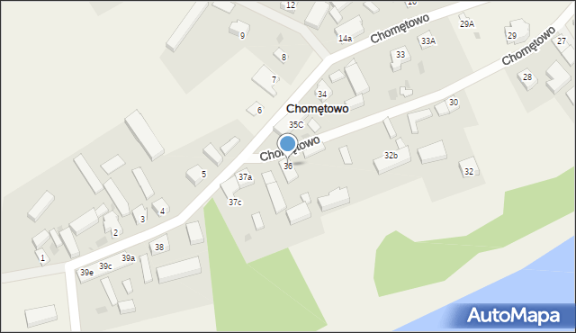 Chomętowo, Chomętowo, 36, mapa Chomętowo