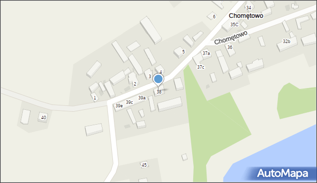 Chomętowo, Chomętowo, 38, mapa Chomętowo