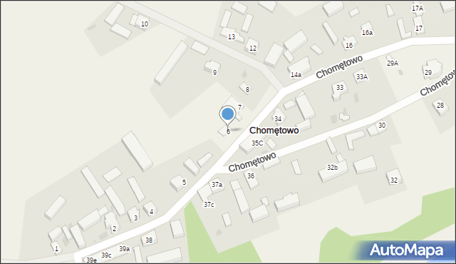 Chomętowo, Chomętowo, 6, mapa Chomętowo