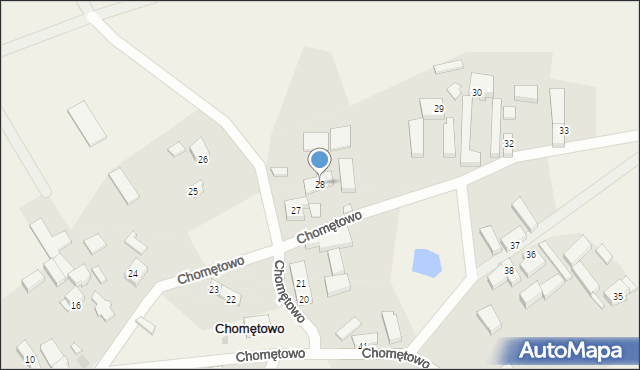 Chomętowo, Chomętowo, 28, mapa Chomętowo