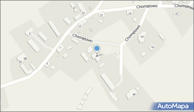 Chomętowo, Chomętowo, 46, mapa Chomętowo