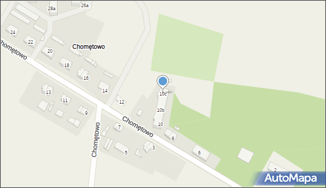 Chomętowo, Chomętowo, 10c, mapa Chomętowo