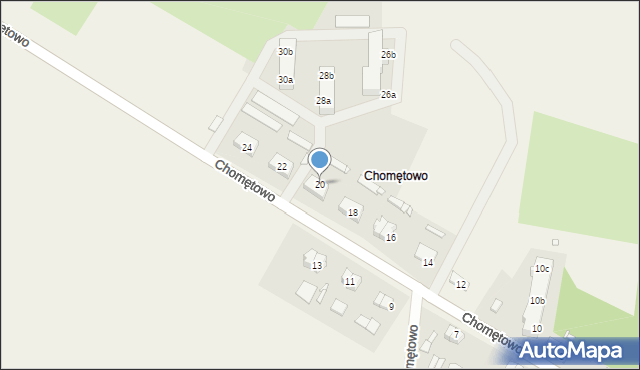 Chomętowo, Chomętowo, 20, mapa Chomętowo